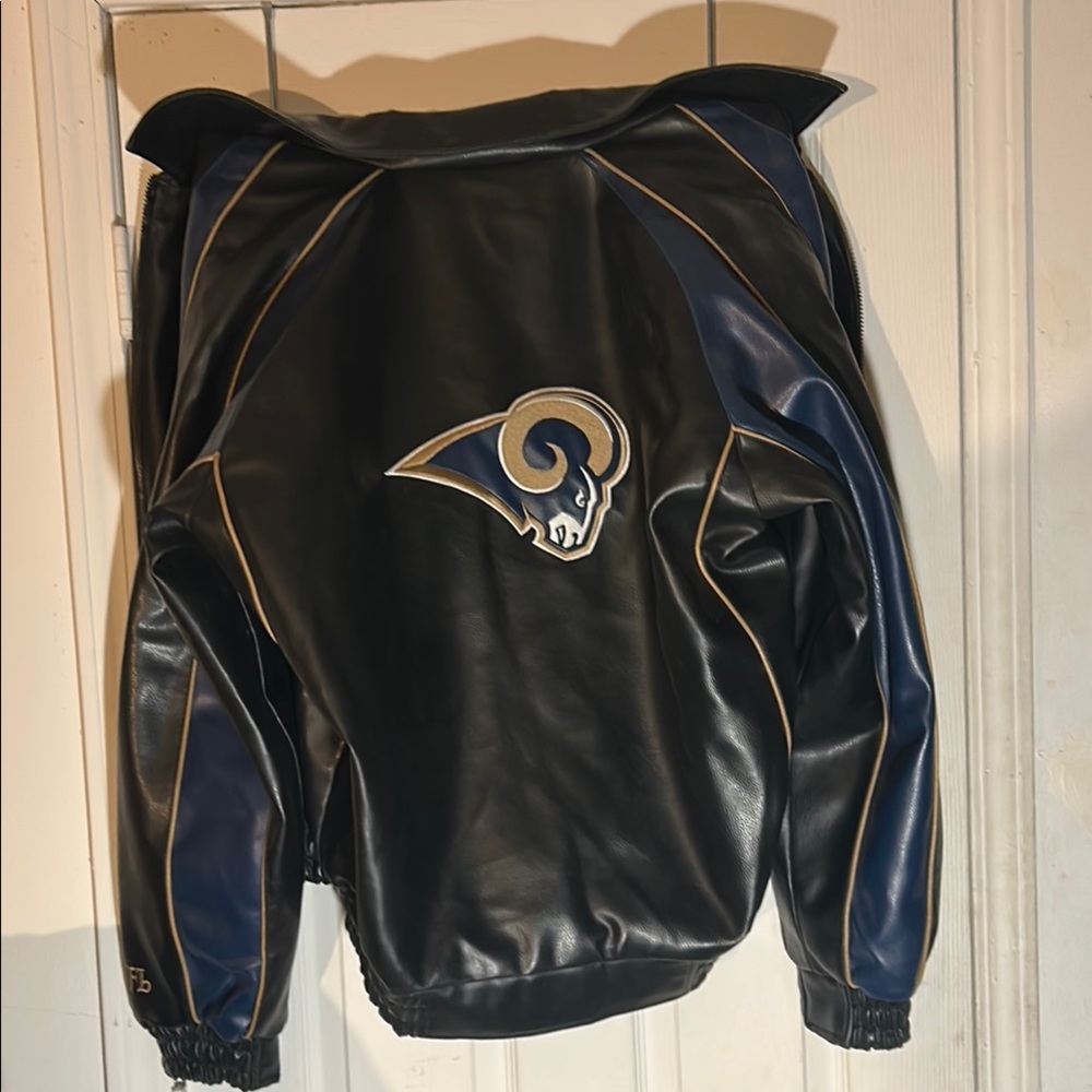 NFL Rams Leather Jacket